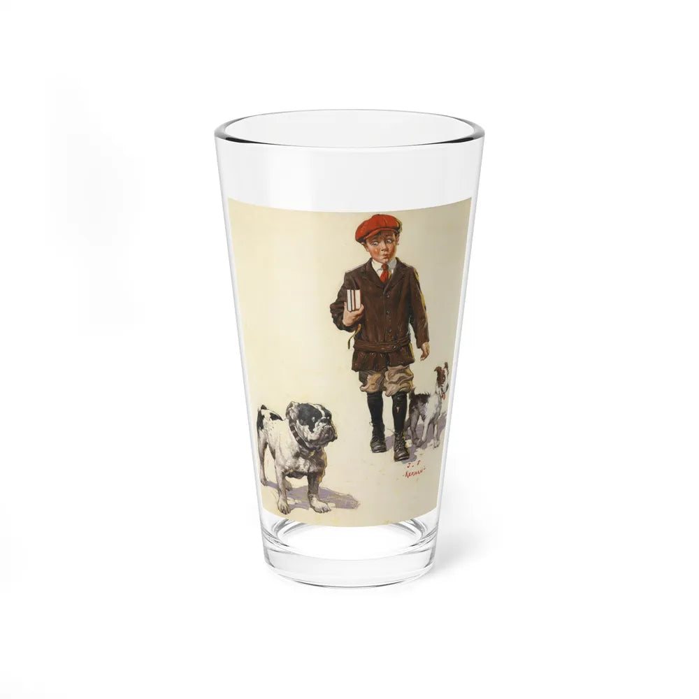 Boss of the Block (Magazine Illustration) Pint Glass 16oz-16oz-Go Mug Yourself