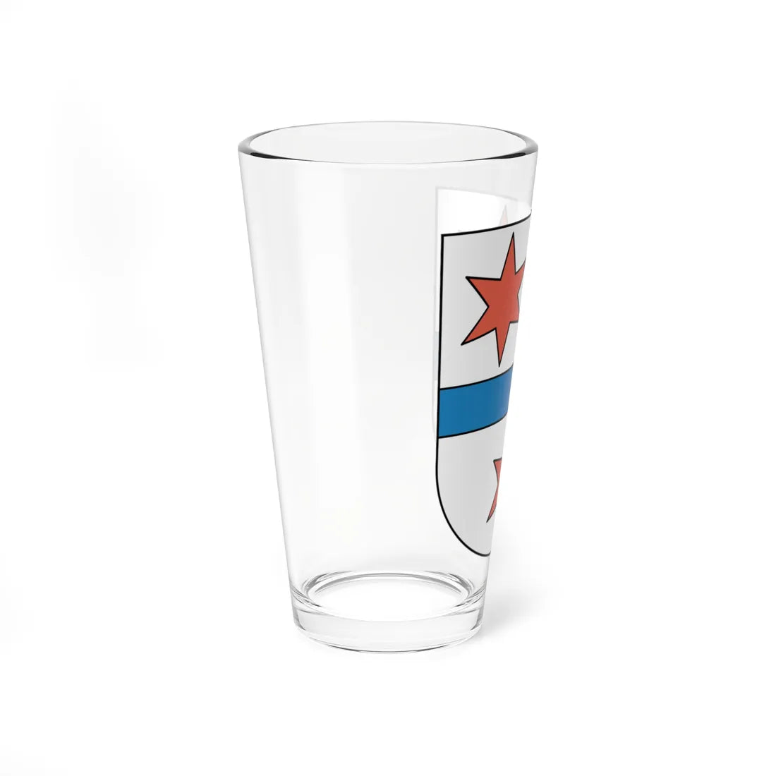 Bossikon coat of arms (Switzerland) (Coat of Arms) Pint Glass 16oz - Go Mug Yourself