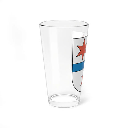 Bossikon coat of arms (Switzerland) (Coat of Arms) Pint Glass 16oz - Go Mug Yourself