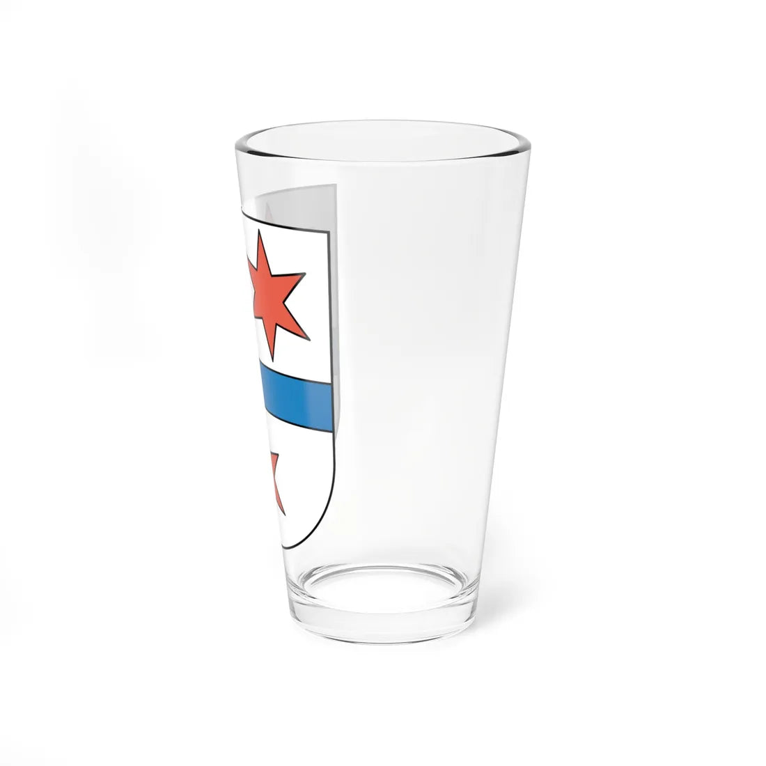 Bossikon coat of arms (Switzerland) (Coat of Arms) Pint Glass 16oz - Go Mug Yourself