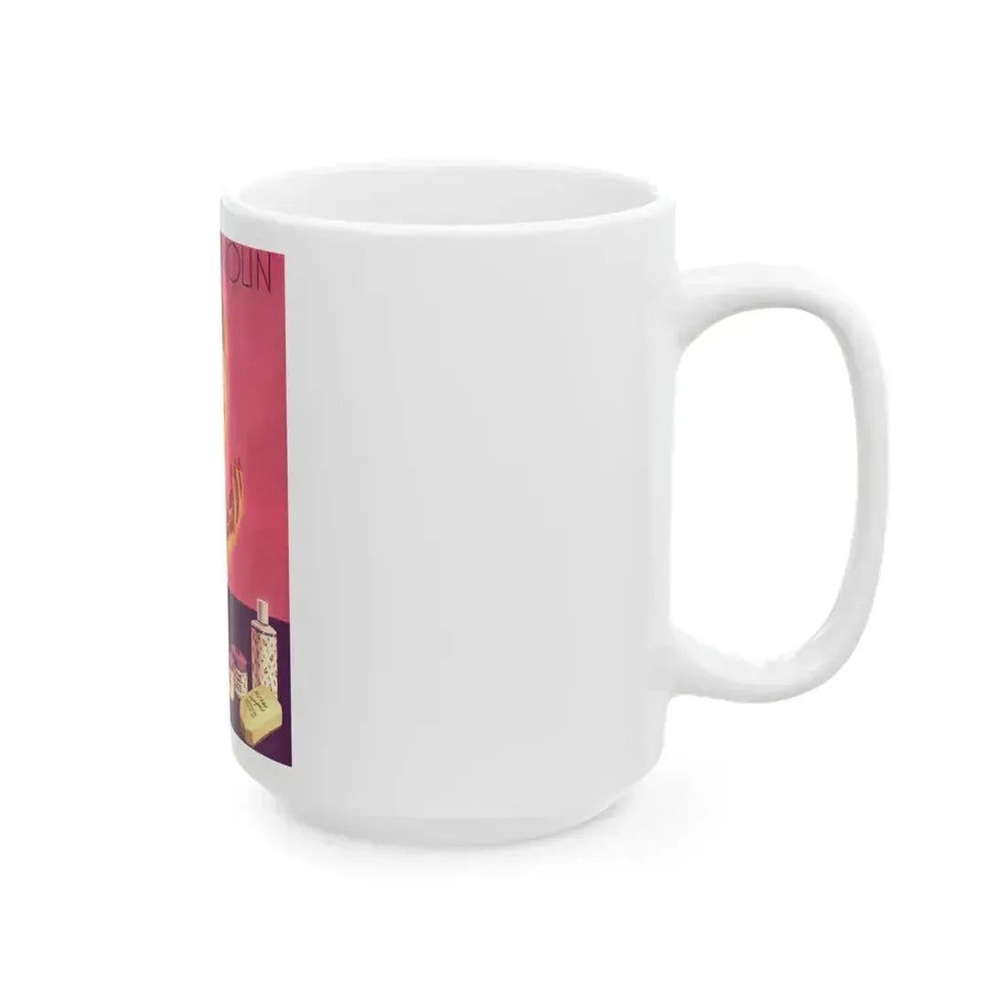 Botany Lanolin advertisement, 1943 - White Coffee Mug - Go Mug Yourself