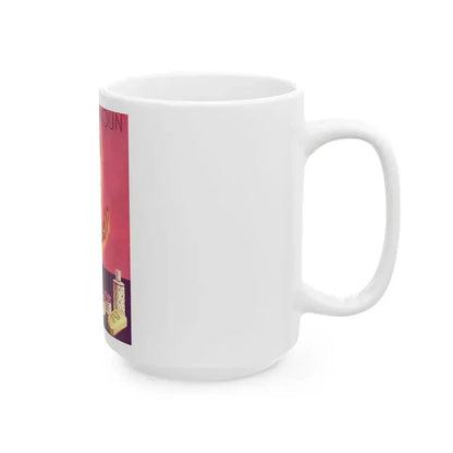 Botany Lanolin advertisement, 1943 - White Coffee Mug - Go Mug Yourself