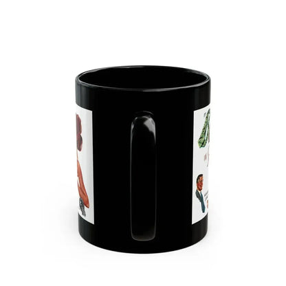 Botany Ties ad, Collier's, June 8, 1946 - Black Coffee Mug - Go Mug Yourself