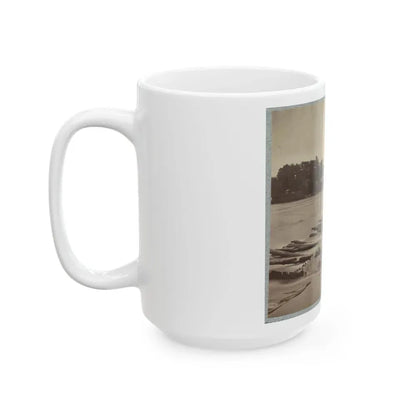 Boteler's Ford, Potomac River Near Shepherdstown. Point At Which Confederate Army Crossed After Battle Of Antietam (U.S. Civil War) White Coffee Mug - Go Mug Yourself