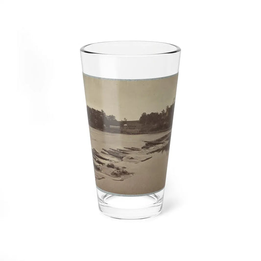 Boteler's Ford, Potomac River Near Shepherdstown. Point At Which Confederate Army Crossed After Battle Of Antietam (U.S. Civil War) Pint Glass 16oz-16oz-Go Mug Yourself