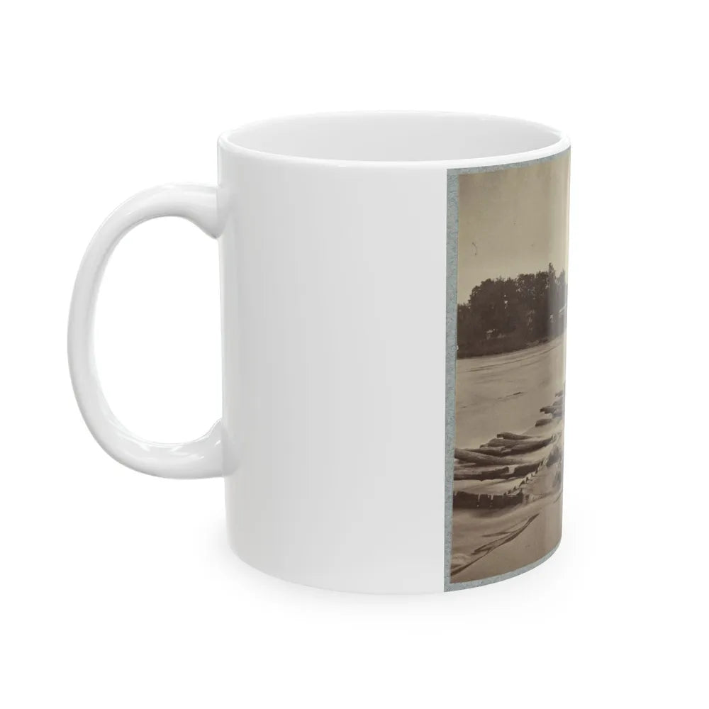 Boteler's Ford, Potomac River Near Shepherdstown. Point At Which Confederate Army Crossed After Battle Of Antietam (U.S. Civil War) White Coffee Mug-Go Mug Yourself