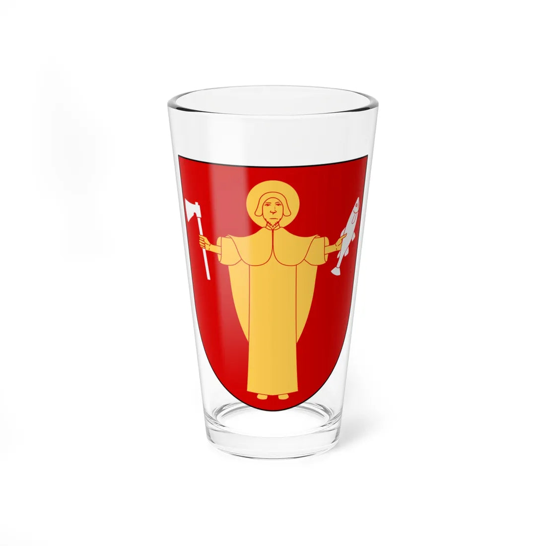 Botkyrka vapen (Sweden) (Coat of Arms) Pint Glass 16oz 16oz - Go Mug Yourself