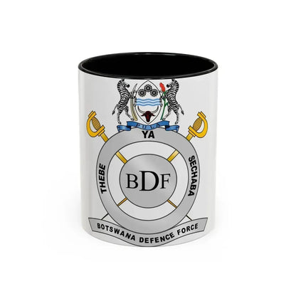 Botswana Defence Force - Accent Coffee Mug 11oz Black - Go Mug Yourself