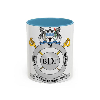 Botswana Defence Force - Accent Coffee Mug 11oz Light Blue - Go Mug Yourself