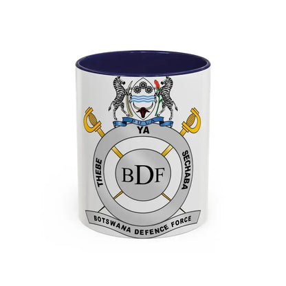 Botswana Defence Force - Accent Coffee Mug 11oz Navy - Go Mug Yourself