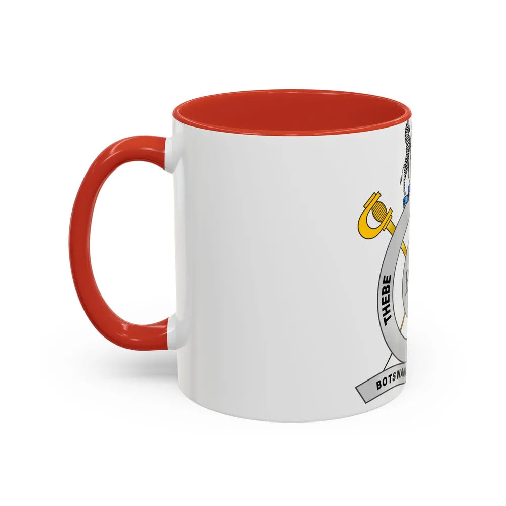 Botswana Defence Force - Accent Coffee Mug-Go Mug Yourself