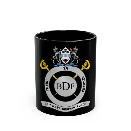 Botswana Defence Force - Black Coffee Mug 11oz - Go Mug Yourself