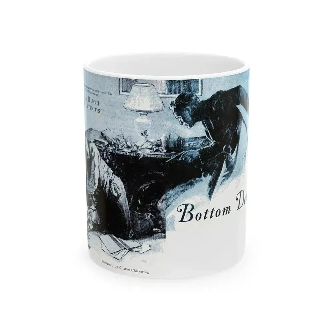 Bottom Deal, Blue Book Magazine, May 1941 - White Coffee Mug 11oz - Go Mug Yourself