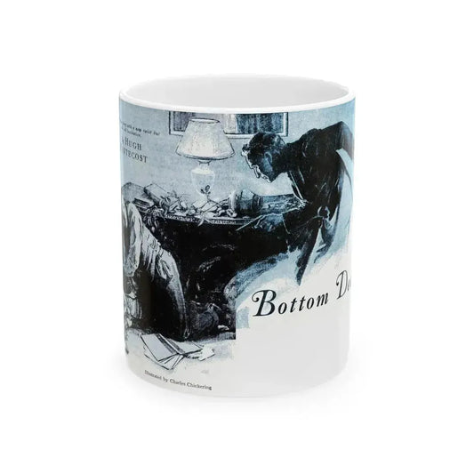 Bottom Deal, Blue Book Magazine, May 1941 - White Coffee Mug 11oz - Go Mug Yourself