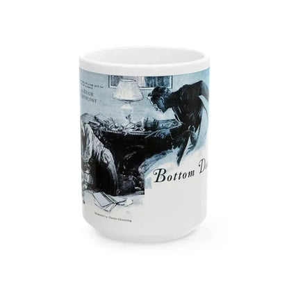 Bottom Deal, Blue Book Magazine, May 1941 - White Coffee Mug 15oz - Go Mug Yourself
