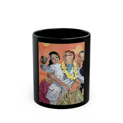 Botts in the Islands, The Saturday Evening Post, January 28, 1961 - Black Coffee Mug 11oz - Go Mug Yourself