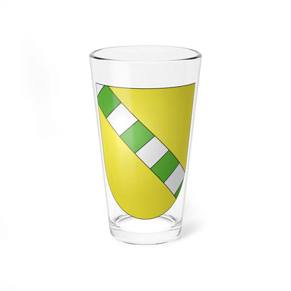 Bougy-Villars-coat of arms (Switzerland) (Coat of Arms) Pint Glass 16oz 16oz - Go Mug Yourself