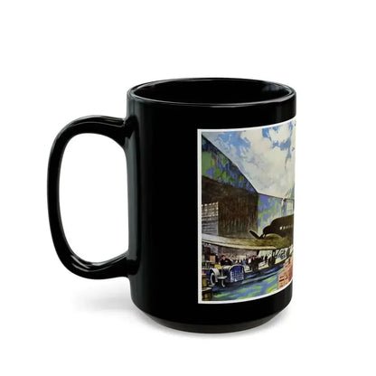 Bound For Bases in Africa, Europe and the Pacific, 1943 - Black Coffee Mug - Go Mug Yourself