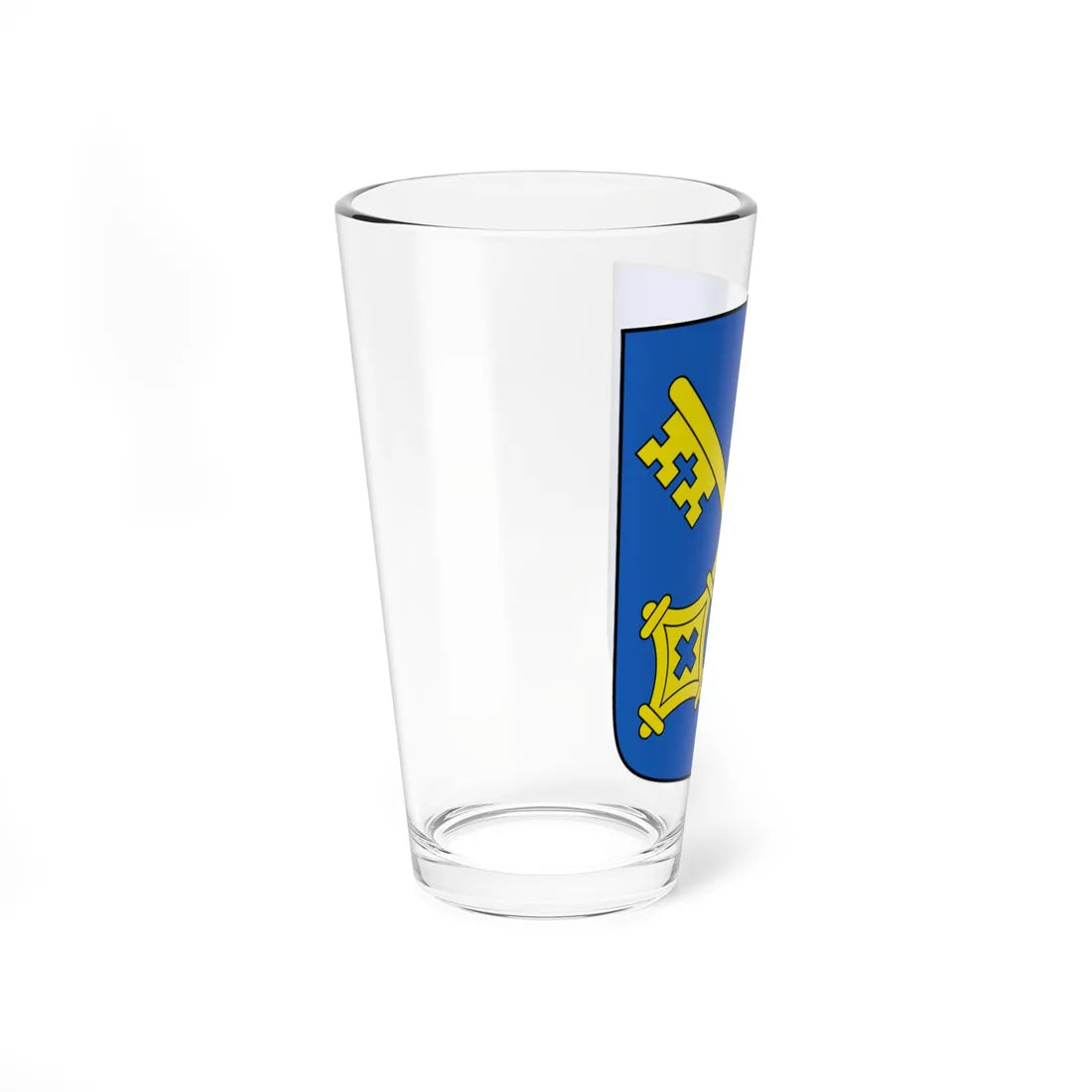 BourgSaintPierre-blazon (Switzerland) (Coat of Arms) Pint Glass 16oz - Go Mug Yourself