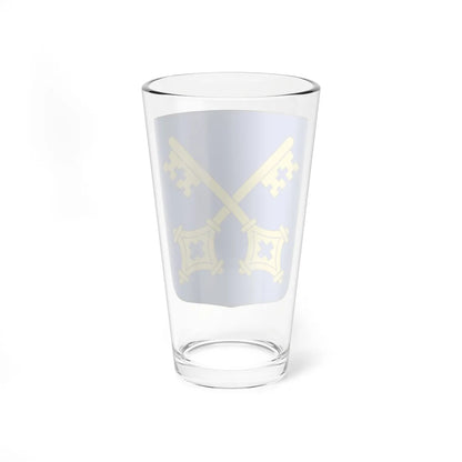 BourgSaintPierre-blazon (Switzerland) (Coat of Arms) Pint Glass 16oz - Go Mug Yourself