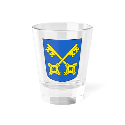 BourgSaintPierre-blazon (Switzerland) (Coat of Arms) Shot Glass 1.5oz 1.5oz - Go Mug Yourself