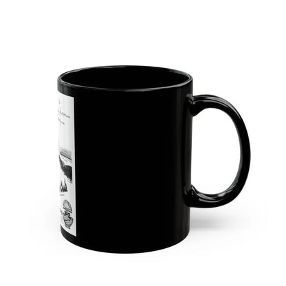 Bourjois Mais Oui advertisement, 1946 - Black Coffee Mug - Go Mug Yourself