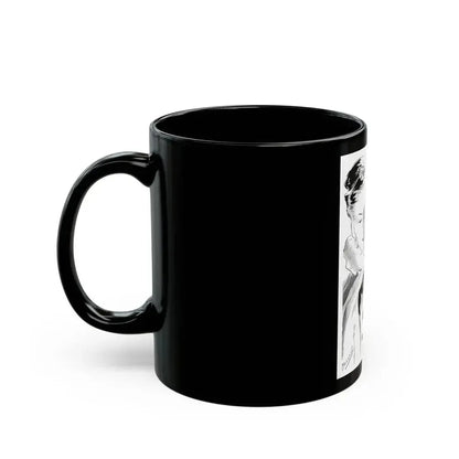 Bourjois Mais Oui advertisement, 1946 - Black Coffee Mug - Go Mug Yourself