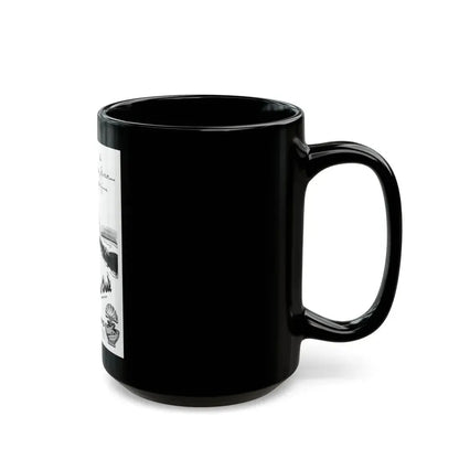 Bourjois Mais Oui advertisement, 1946 - Black Coffee Mug - Go Mug Yourself