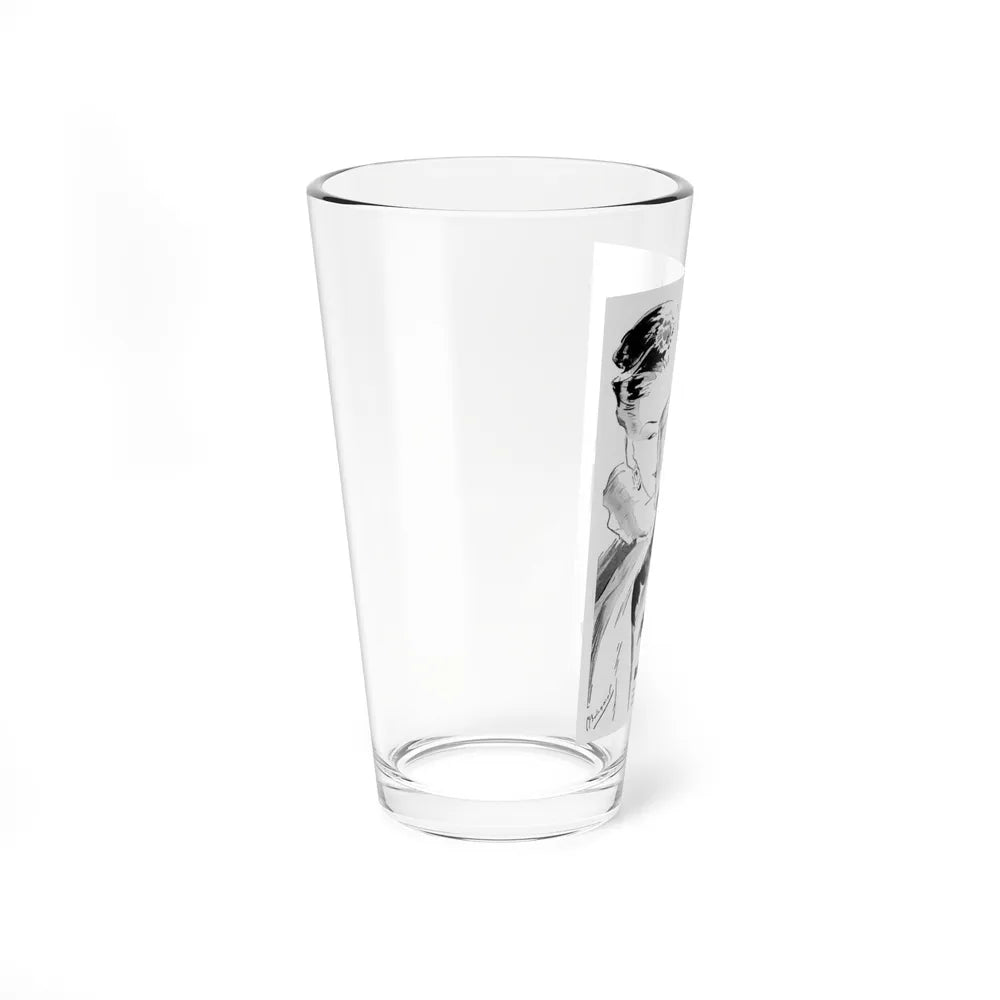 Bourjois Mais Oui advertisement, 1946 (Magazine Illustration) Pint Glass 16oz-Go Mug Yourself