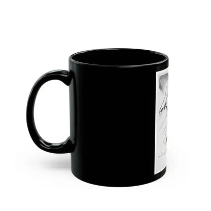 Bourjois Mais Oui advertisement, 1947 - Black Coffee Mug - Go Mug Yourself