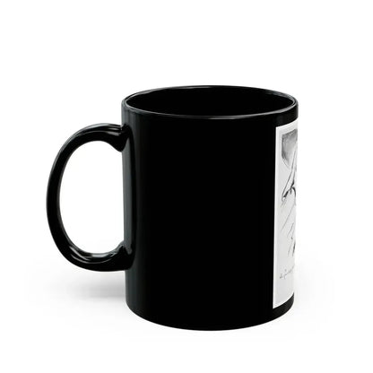 Bourjois Mais Oui advertisement, 1947 - Black Coffee Mug - Go Mug Yourself