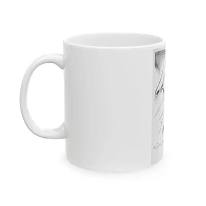 Bourjois Mais Oui advertisement, 1947 - White Coffee Mug - Go Mug Yourself