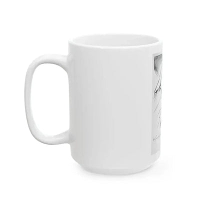 Bourjois Mais Oui advertisement, 1947 - White Coffee Mug - Go Mug Yourself