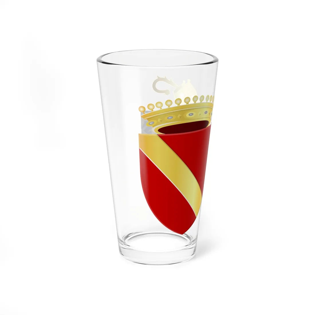 Boussu wapen (Belgium) (Coat of Arms) Pint Glass 16oz - Go Mug Yourself