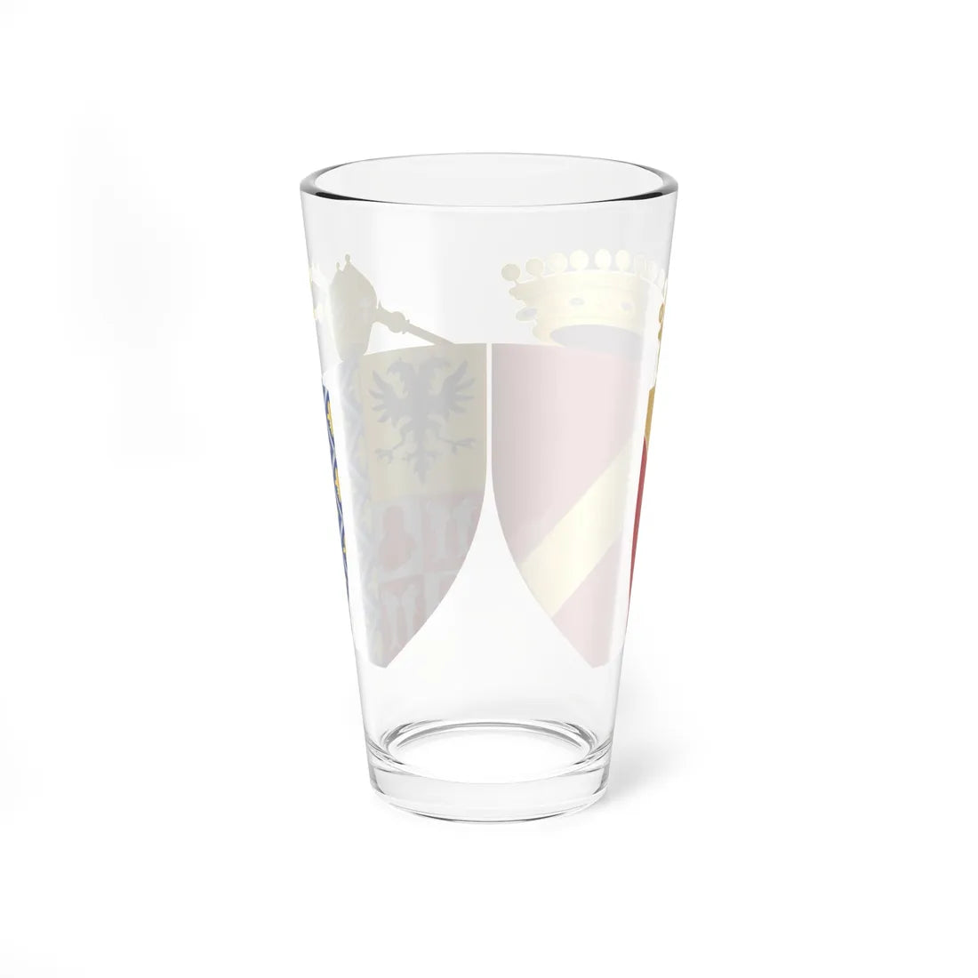 Boussu wapen (Belgium) (Coat of Arms) Pint Glass 16oz - Go Mug Yourself