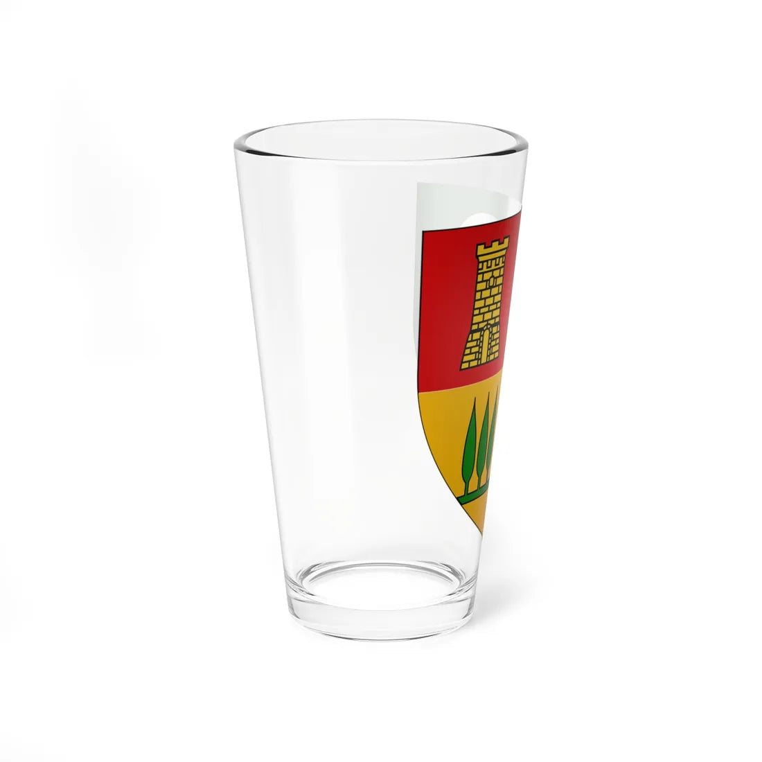 Bouzaréah Coat of Arms Frech Algeria (Algeria) (Coat of Arms) Pint Glass 16oz - Go Mug Yourself