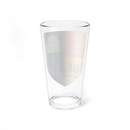 Bouzaréah Coat of Arms Frech Algeria (Algeria) (Coat of Arms) Pint Glass 16oz - Go Mug Yourself