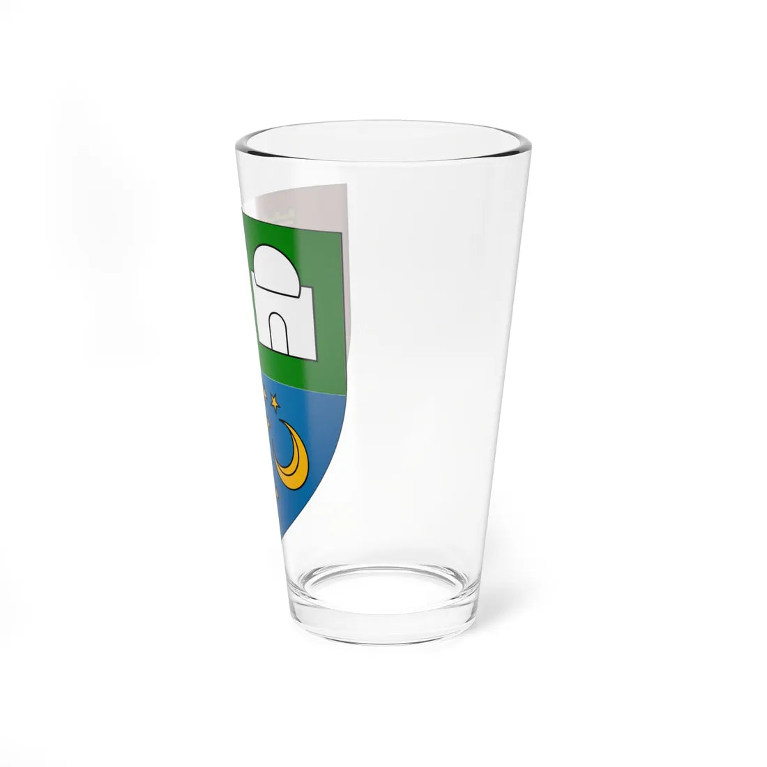 Bouzaréah Coat of Arms Frech Algeria (Algeria) (Coat of Arms) Pint Glass 16oz - Go Mug Yourself