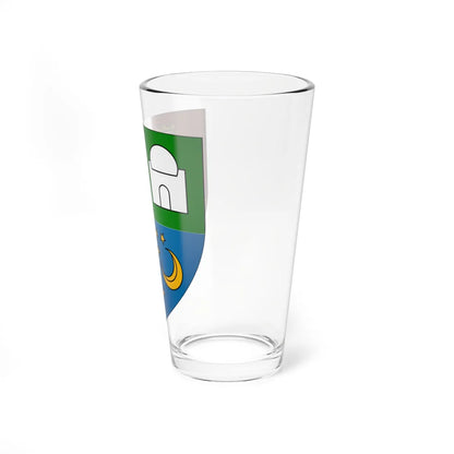 Bouzaréah Coat of Arms Frech Algeria (Algeria) (Coat of Arms) Pint Glass 16oz - Go Mug Yourself