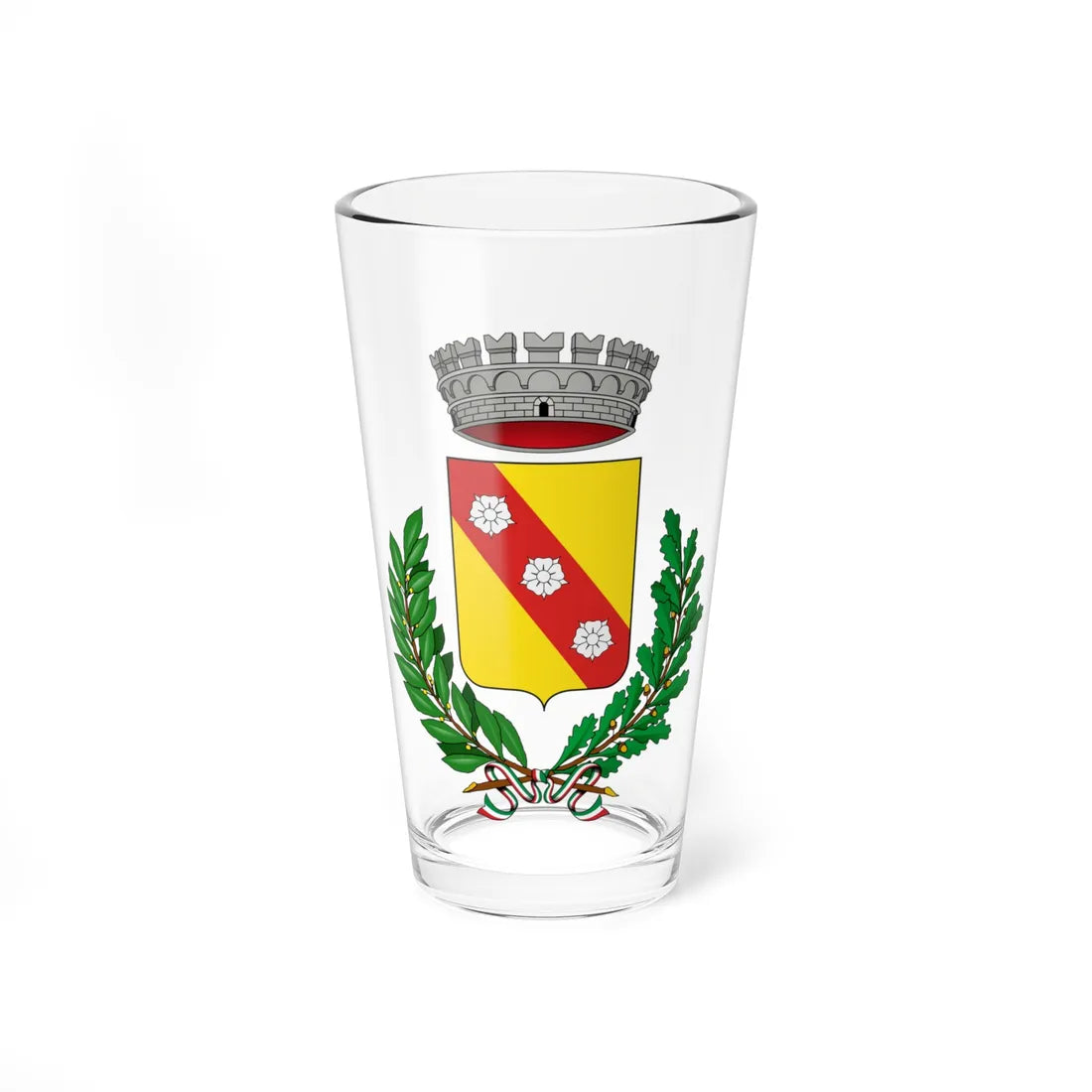 Bovisio Masciago-Stemma (Italy) (Coat of Arms) Pint Glass 16oz 16oz - Go Mug Yourself