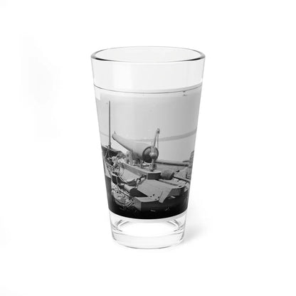 Bow Gun On Confederate Gunboat Teazer, Captured By The Maritanza (U.S. Civil War) Pint Glass 16oz-16oz-Go Mug Yourself