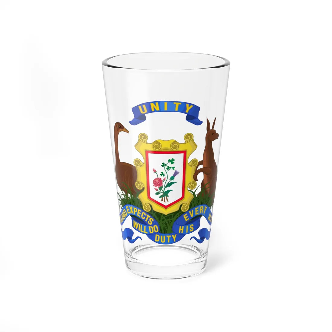 Bowman Coat of Arms (Australia) (Coat of Arms) Pint Glass 16oz 16oz - Go Mug Yourself