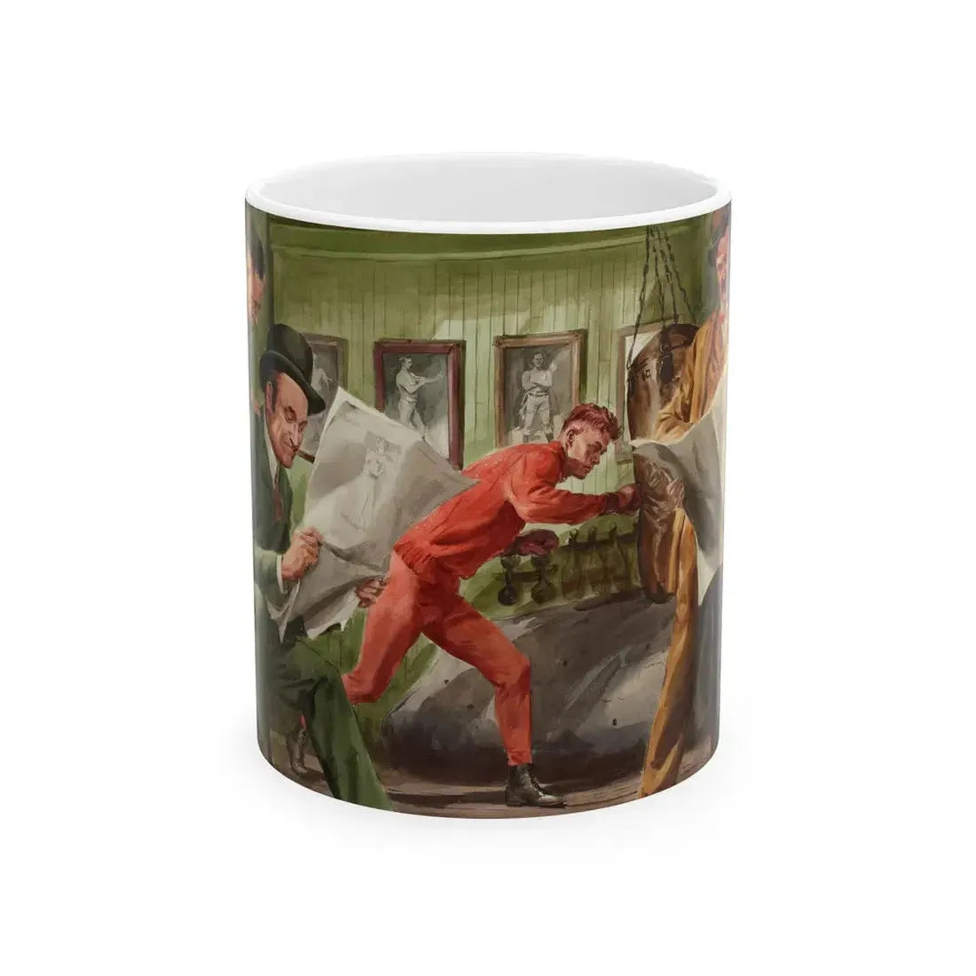 Boxer in Training - White Coffee Mug 11oz - Go Mug Yourself