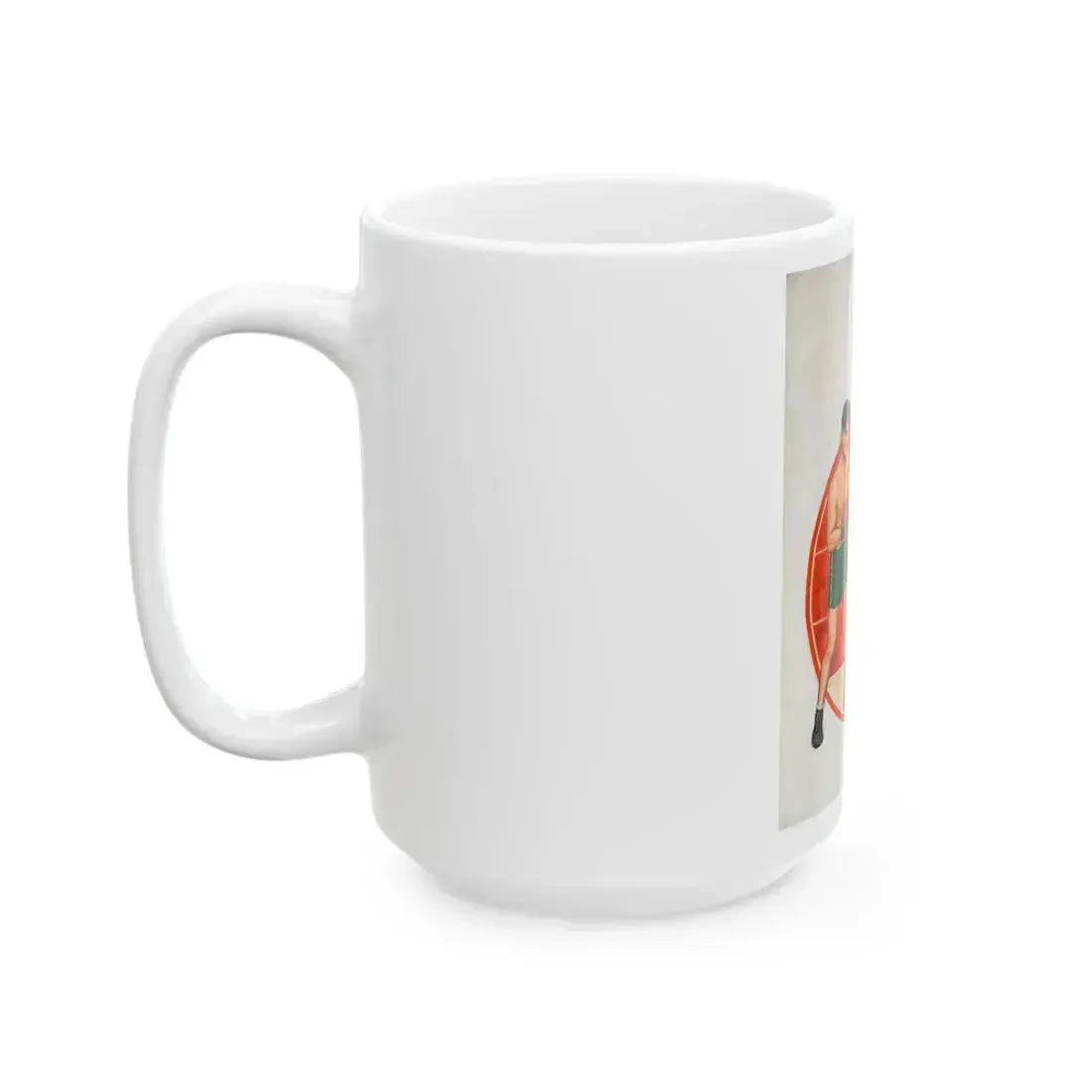 Boxing illustrations (1) - White Coffee Mug - Go Mug Yourself