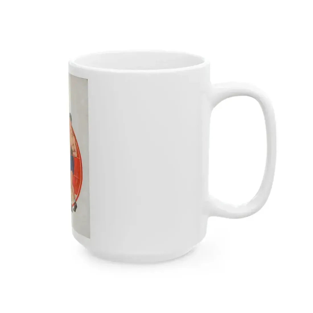Boxing illustrations (1) - White Coffee Mug - Go Mug Yourself