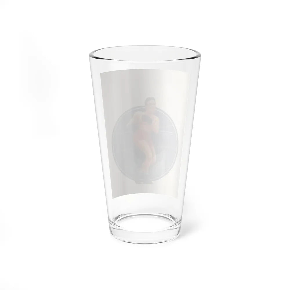 Boxing illustrations (2) (Magazine Illustration) Pint Glass 16oz-Go Mug Yourself