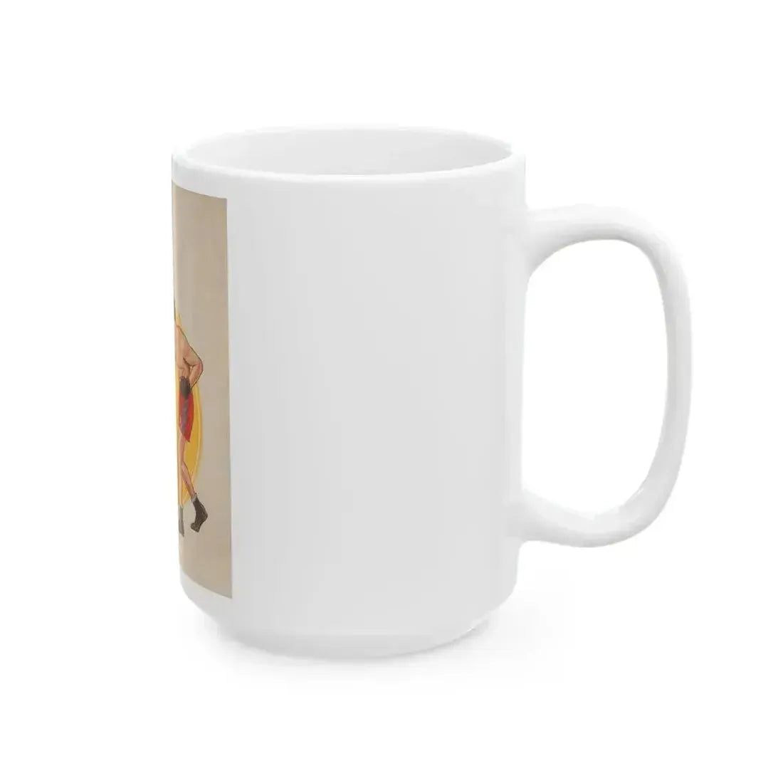 Boxing illustrations (3) - White Coffee Mug - Go Mug Yourself