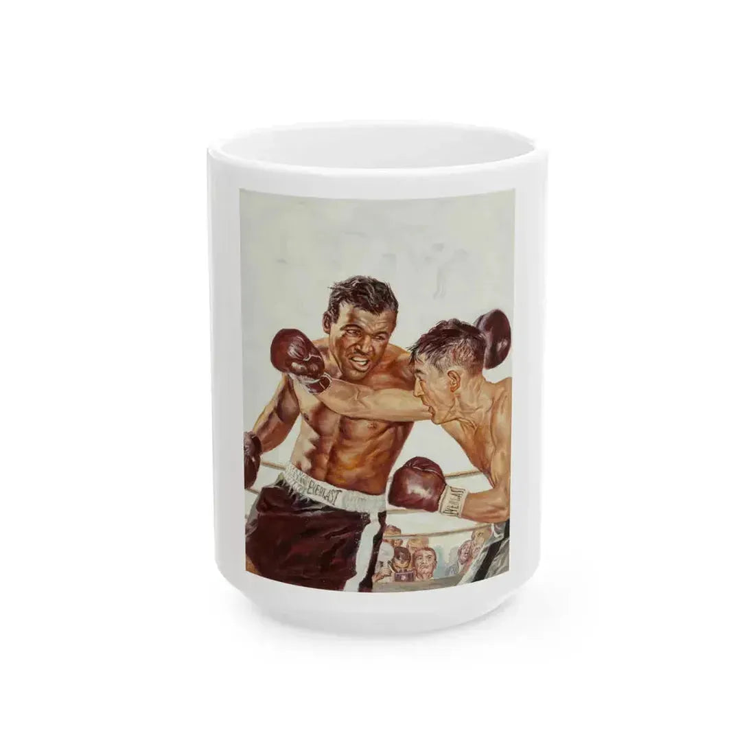 Boxing it Out - White Coffee Mug 15oz - Go Mug Yourself