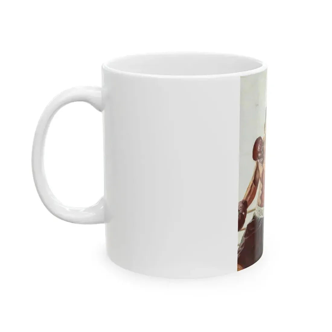 Boxing it Out - White Coffee Mug - Go Mug Yourself