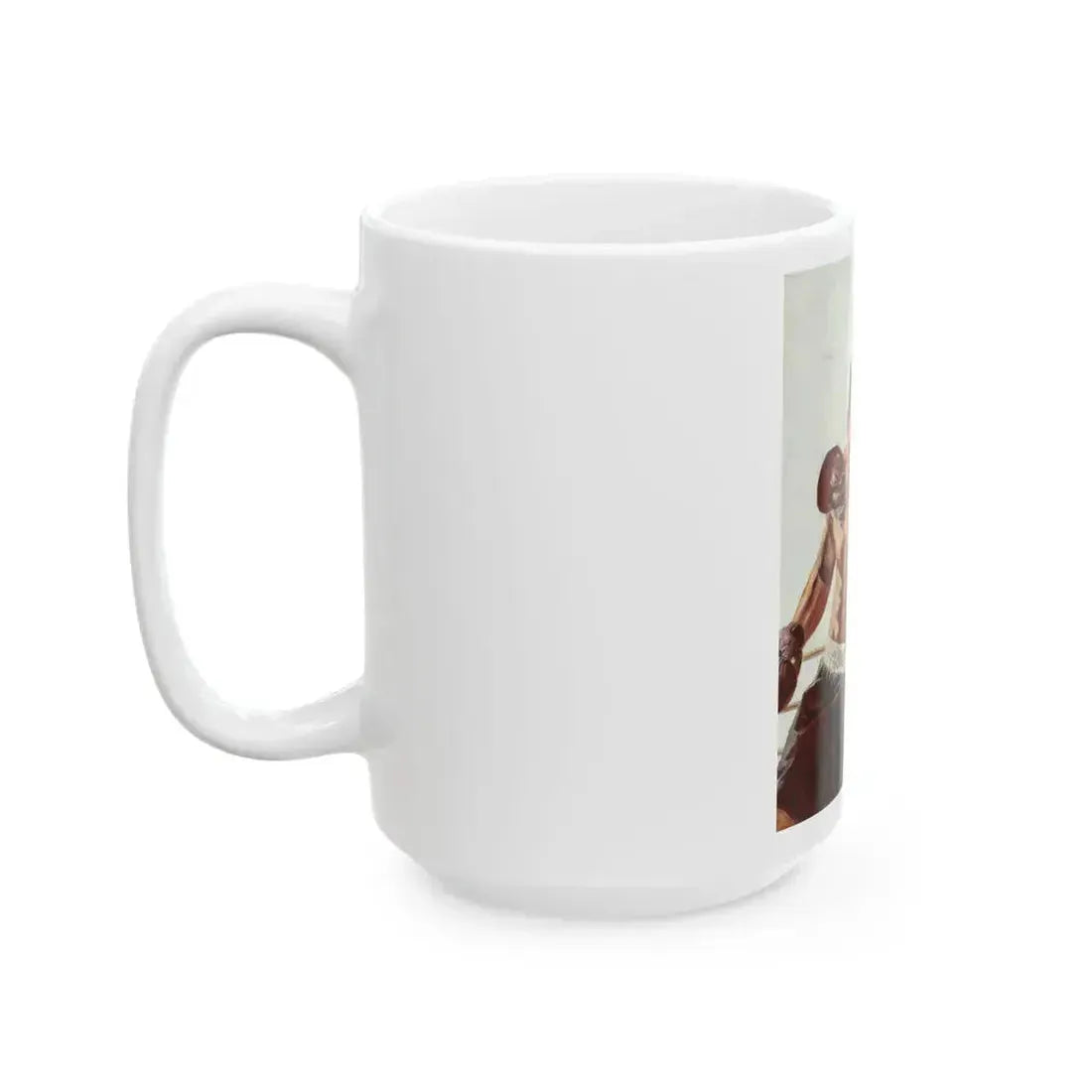 Boxing it Out - White Coffee Mug - Go Mug Yourself